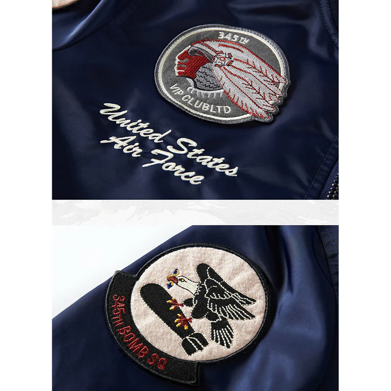 （American Indian chief）MA-1フライトジャケット - Image 11