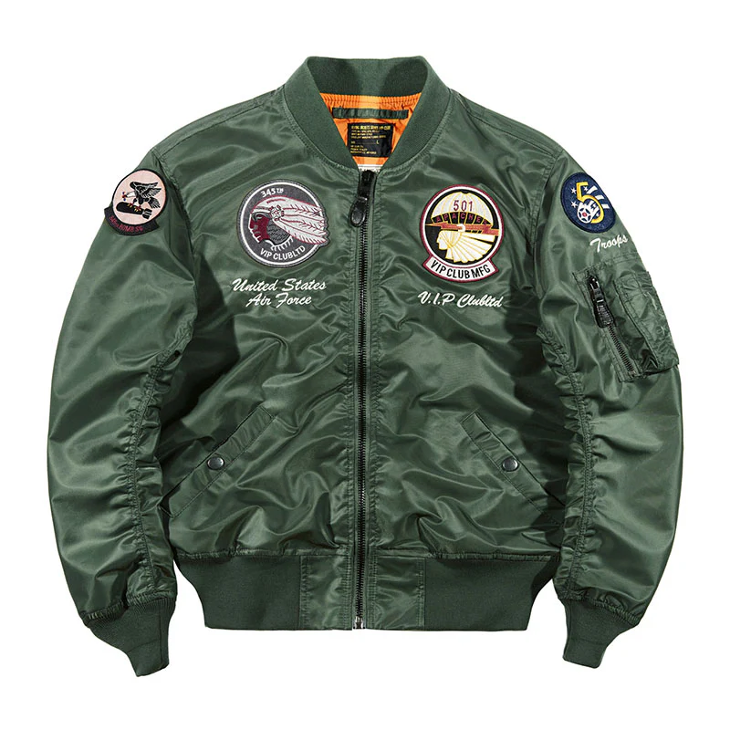 （American Indian chief）MA-1フライトジャケット - Image 5