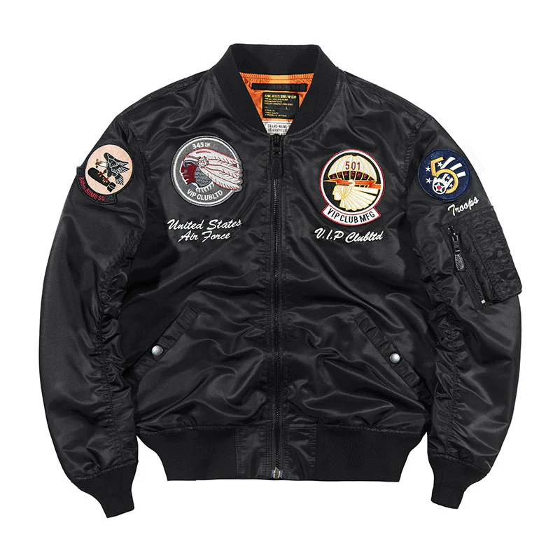 （American Indian chief）MA-1フライトジャケット - Image 7