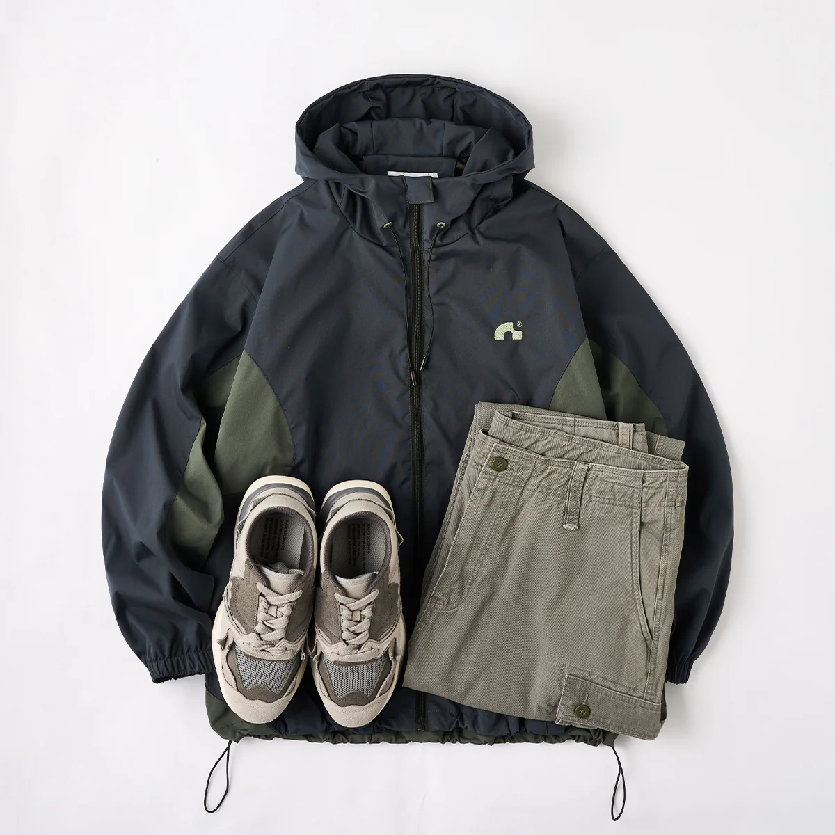 Urban outdoor　撥水機能付きカラーブロッグマウンテンパーカージャケット - Image 17