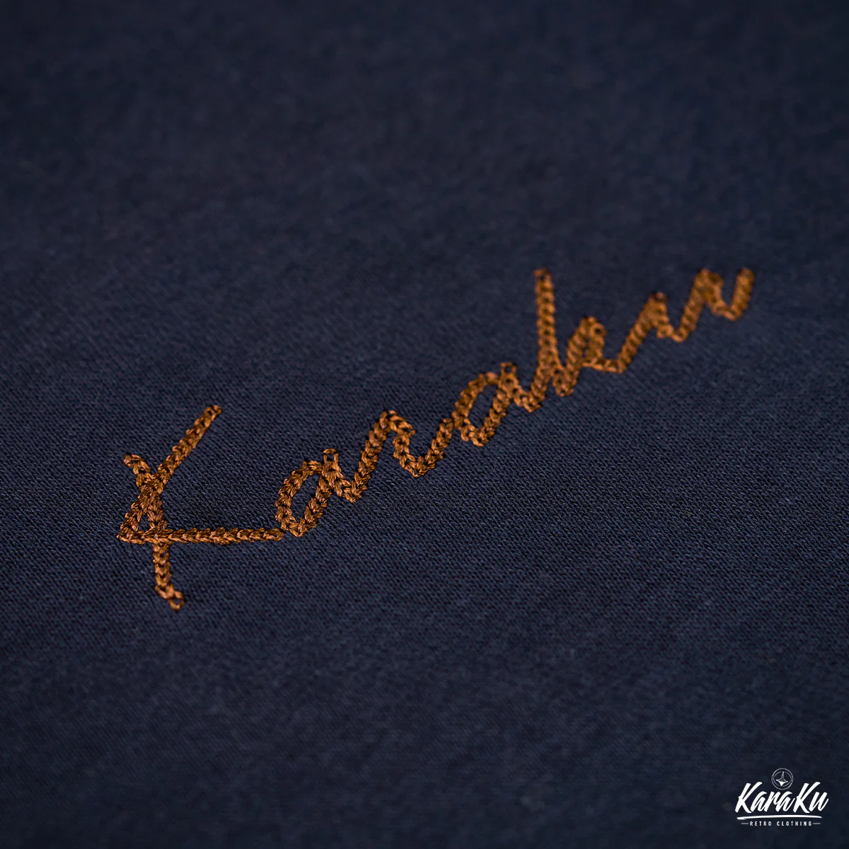 肘スエードパッチ 「KaraKu」刺繡入り裏起毛コットンスウェット - Image 11