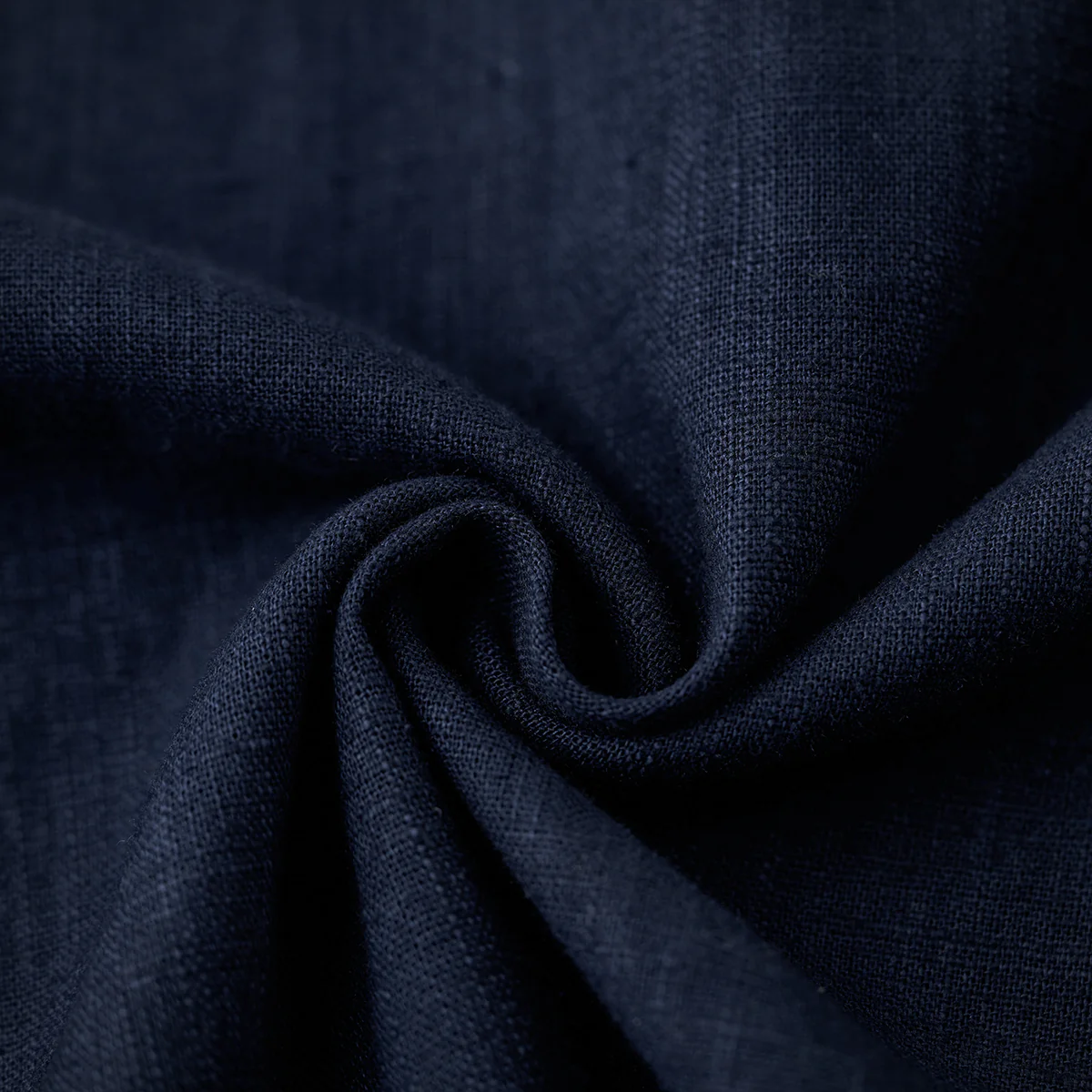 NAVY　ハーフボタンコットンリネンポロシャツ - Image 19