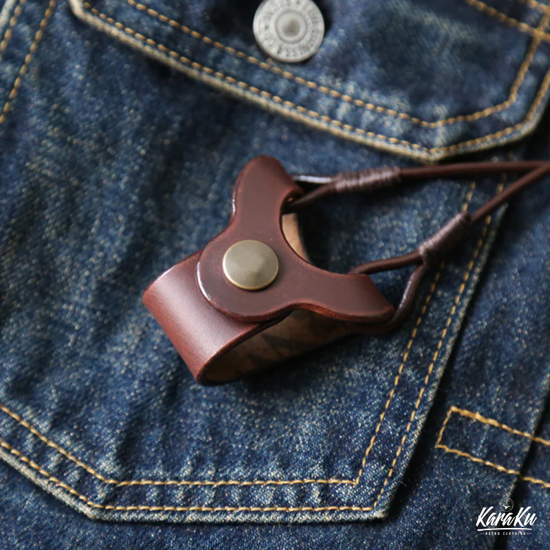 Horween USAレザー 首掛けメガネホルダー - Image 16