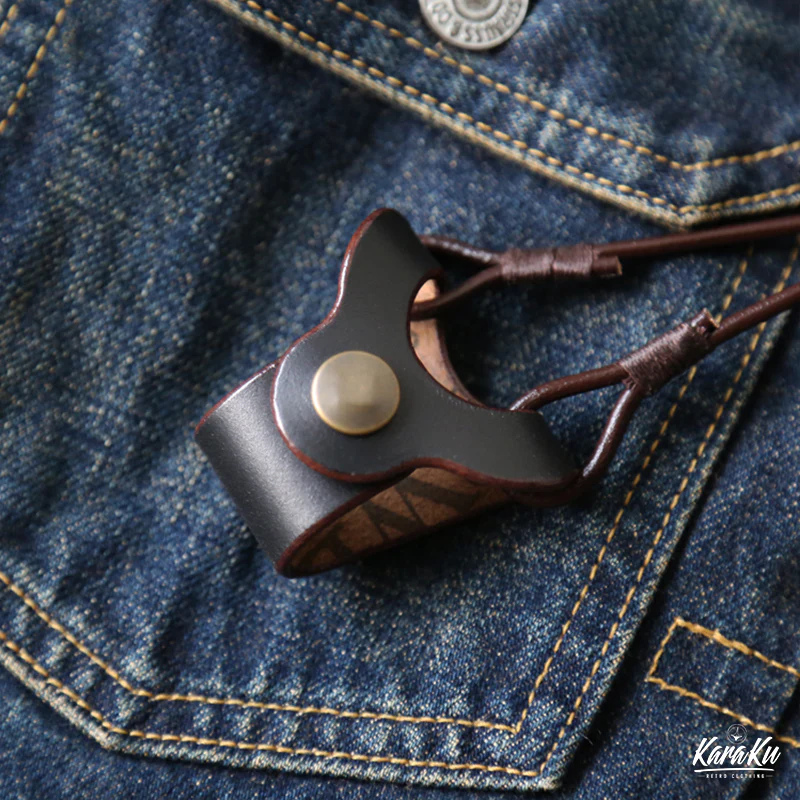 Horween USAレザー 首掛けメガネホルダー - Image 17