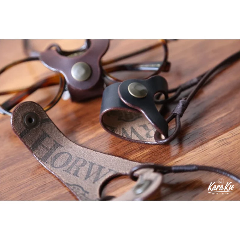 Horween USAレザー 首掛けメガネホルダー - Image 26