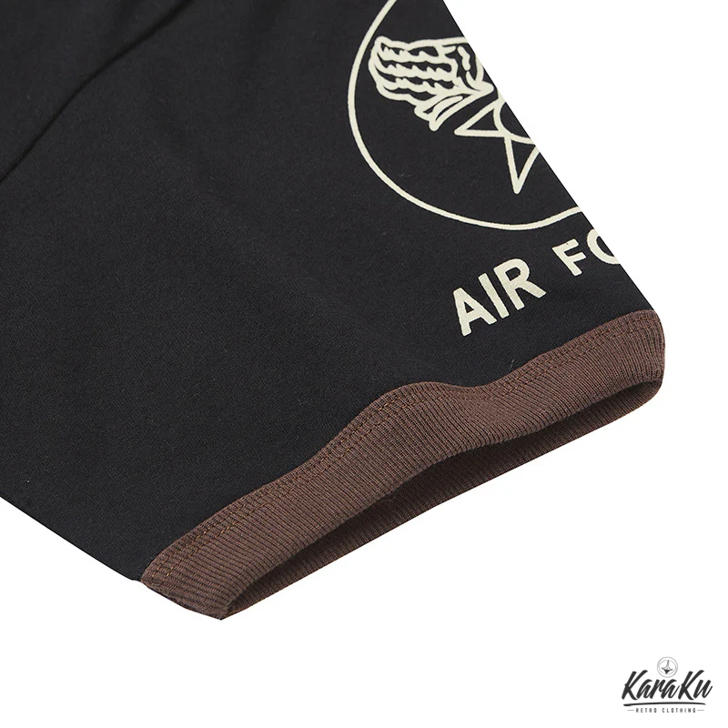 U.S. AIR FORCEプリント　ミリタリー半袖Tシャツ - Image 16