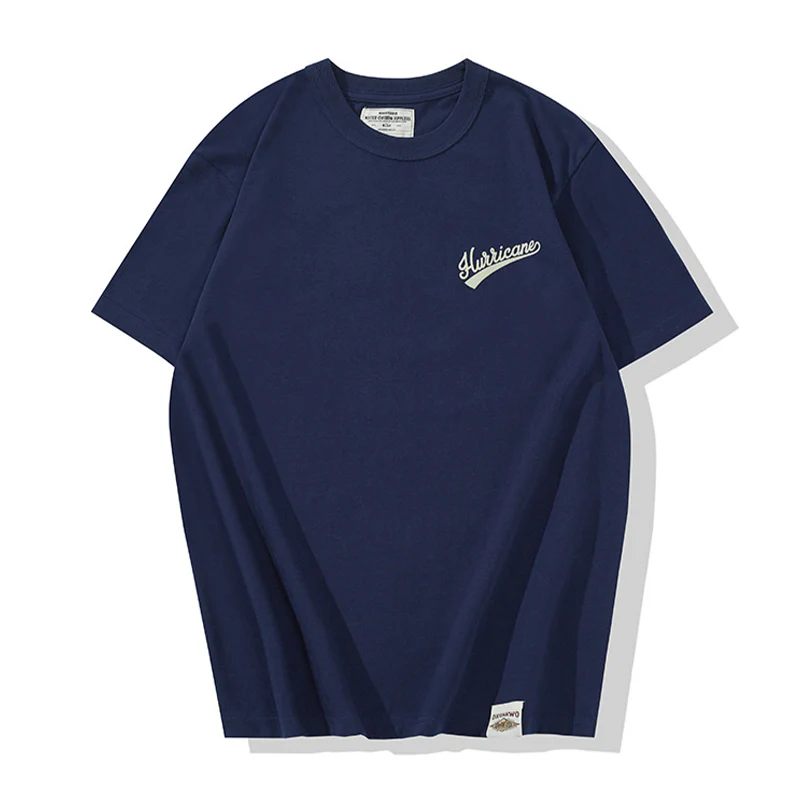 バイカー定番　アメカジアルファベットプリントTシャツ - Image 5