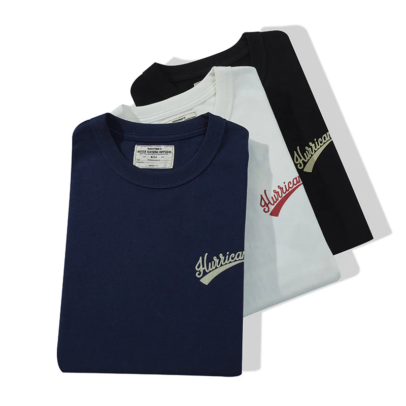 バイカー定番　アメカジアルファベットプリントTシャツ - Image 7