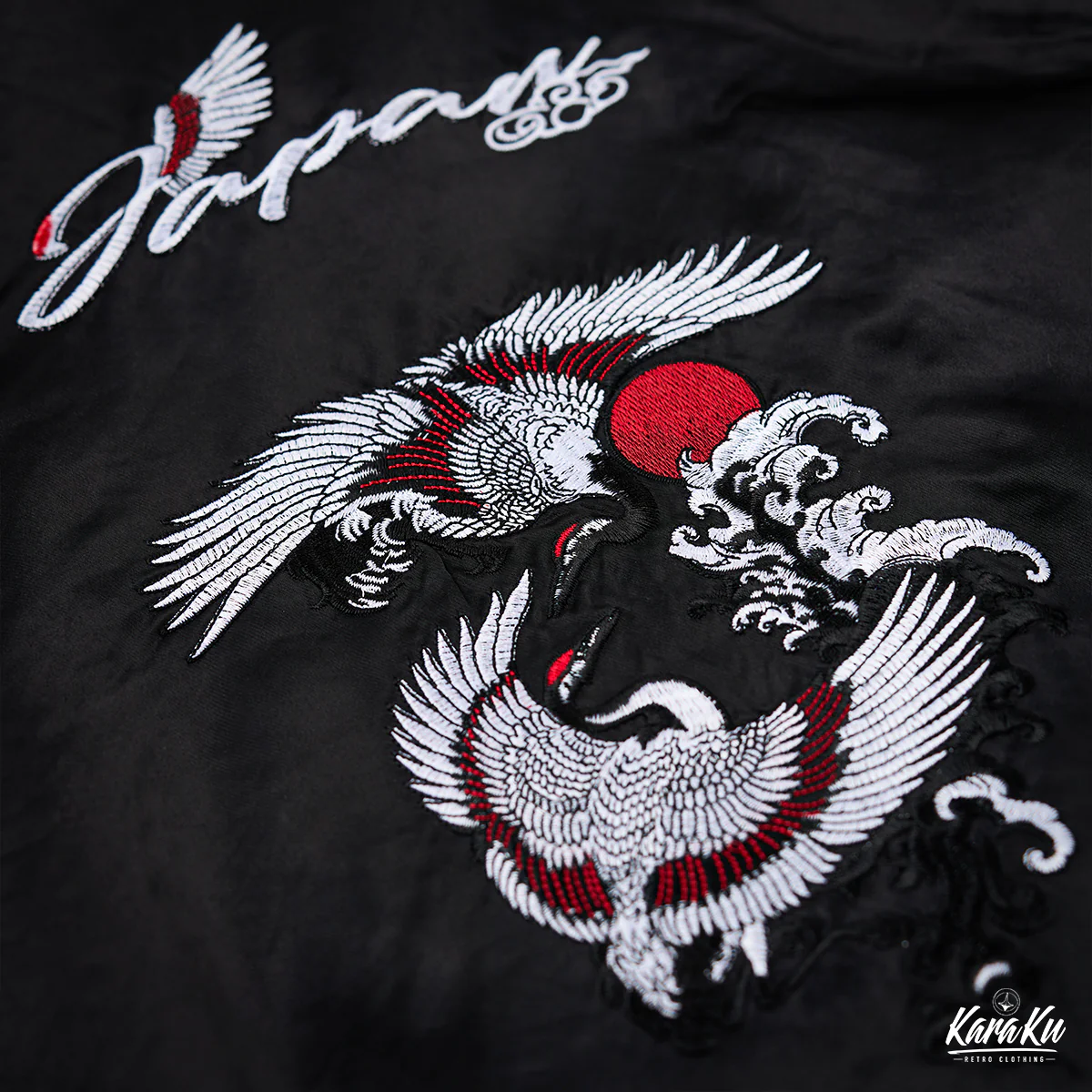 横須賀「旭日飛鶴」浮世絵風刺繡入りスカジャン　 - Image 14