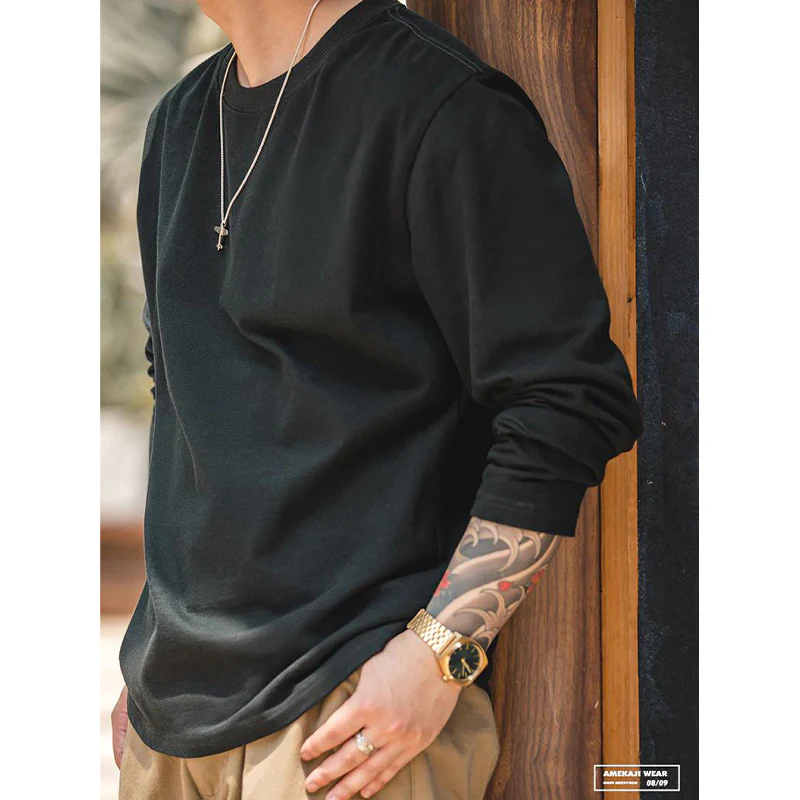アメカジヘビーウェイトロングスリーブTシャツ - Image 7